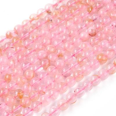 Natural Rose Quartz Beads Strands G-F591-04A-8mm-1