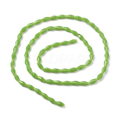 Opaque Glass Beads Strands GLAA-P001-03A-02-1