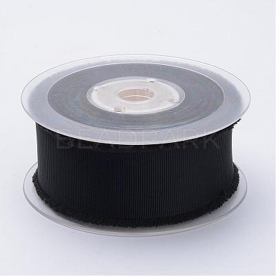Polyester Frayed Grosgrain Ribbons ORIB-N0002-16mm-08-1