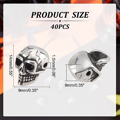 304 Stainless Steel Beads STAS-A032-024AS-1
