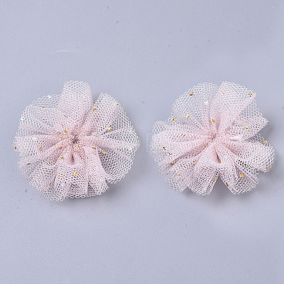 Organza Fabric Flowers FIND-R076-01G-1-1