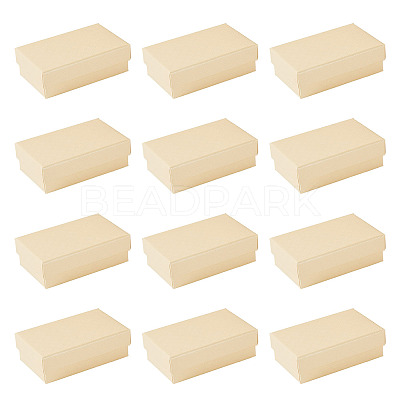 Rectangle Cardboard Paper Jewelry Box CON-TAC0015-01B-1