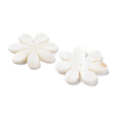 Natural Freshwater Shell Pendants X-SHEL-D082-08A-1