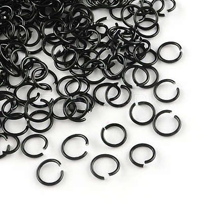 Aluminum Wire Open Jump Rings ALUM-R005-1.0x8-10-1