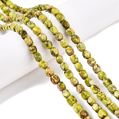 Natural Imperial Jasper Beads Strands G-N342-62J-1