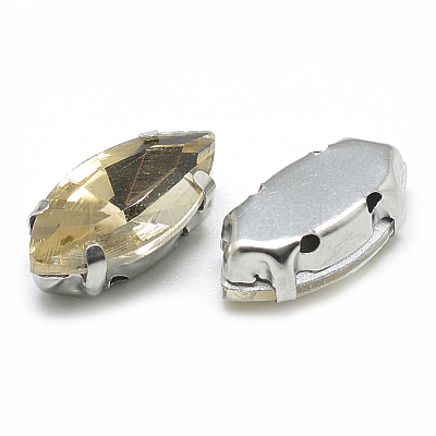 Sew on Rhinestone RGLA-T034-5x10mm-08-1