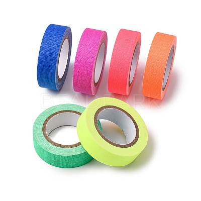 Fluorescent UV Cotton Cloth Tape AJEW-S042-01-1