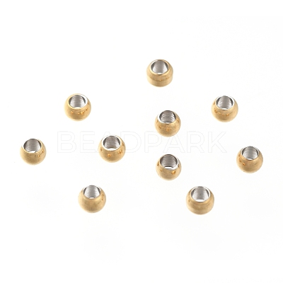 Ion Plating(IP) 304 Stainless Steel Spacer Beads STAS-L222-42A-G-1