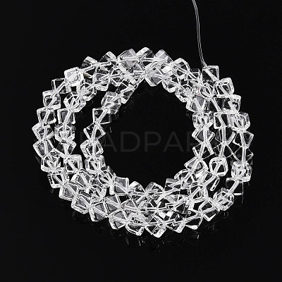 Natural Quartz Crystal Beads Strands G-N347-04-1