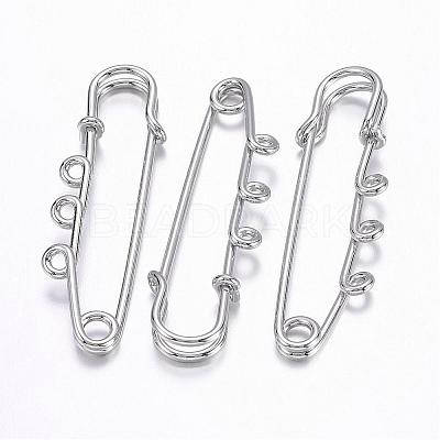 Iron Brooch Findings X-KK-Q491-N-1