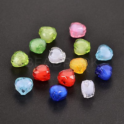 Valentines Day Ideas for Her Transparent Acrylic Beads TACR-S114-8mm-M-1