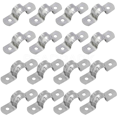 60Pcs 2 Style 304 Stainless Steel Pipeline Clamp STAS-GA0001-05P-1