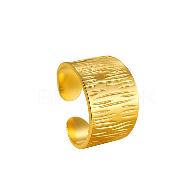 201 Stainless Steel Cuff Rings for Women FS-WG26F46-11-1