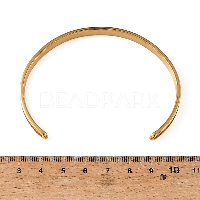 6MM 304 Stainless Steel Blank Grooved Cuff Bangle Making SA-CBA4244-01G-1