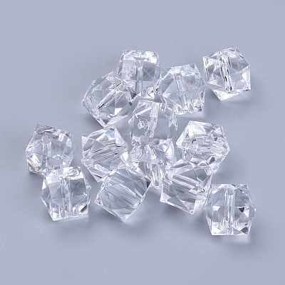 Transparent Acrylic Beads TACR-Q259-10mm-V01-01-1