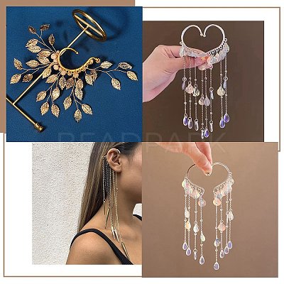 18Pcs 3 Colors Alloy Ear Cuff Findings FIND-YW0004-24-1
