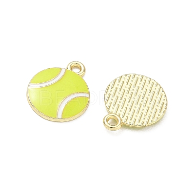 Tennis Alloy Enamel Pendants AL-CBA292F-02A-G-1