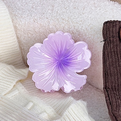 Two Tone Plastic Claw Hair Clips PW-WG9B72A-06-1
