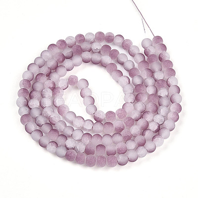 Crackle Glass Beads X1-GLAA-N009-6mm-05-1