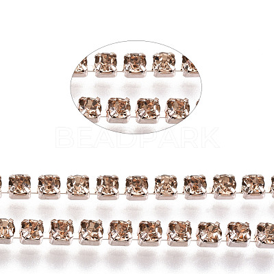 Electrophoresis Iron Rhinestone Strass Chains CHC-Q009-SS6.5-B18-1