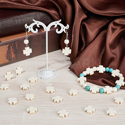 100Pcs Synthetic Turquoise Beads TURQ-SC0001-29C-1