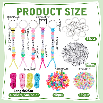 DIY Keychain Making Kits DIY-ME0002-09-1