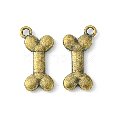 Tibetan Style Alloy Pendants TIBEP-S001-AB-FF-1