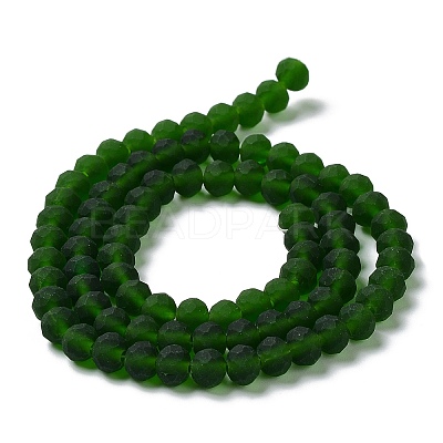 Transparent Glass Beads Strands X-EGLA-A044-T6mm-MD24-1