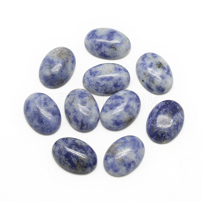 Natural Blue Spot Jasper Cabochons LS-G-R415-18x25-45-1
