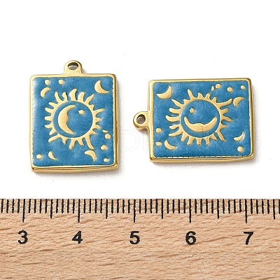 304 Stainless Steel Pendants STAS-A124-17A-G-1