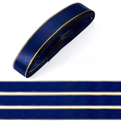 5M Polyester Gold Edged Satin Ribbon OCOR-TADJ0001-05D-1