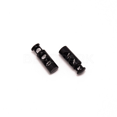 Alloy Spring Cord Locks FIND-WH0100-80EB-1