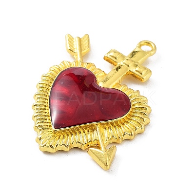 Alloy Enamel Pendants ENAM-P252-09G-1