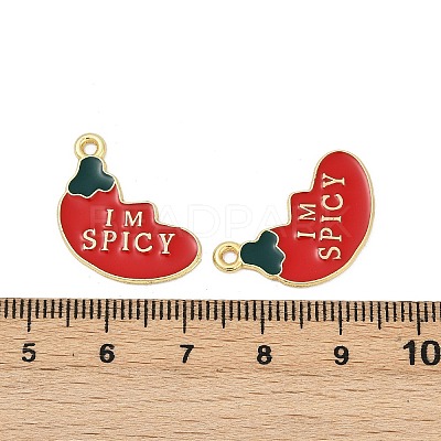 Cinco De Mayo Theme Alloy Enamel Pendants ENAM-V001-05P-G-1