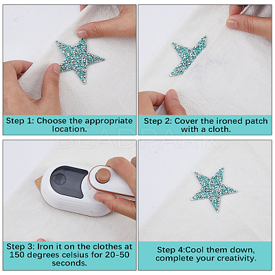 10Pcs 10 Colors Plastic Clothing Patches FIND-GF0008-81-1
