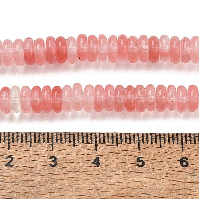 Cherry Quartz Glass Beads Strands GG-CBAC08A-A02-03-1