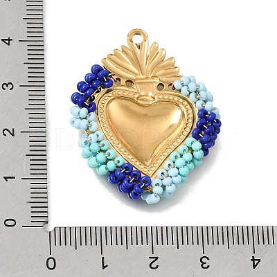 304 Stainless Steel Pendants STAS-E549-04G-1
