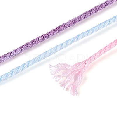 30M Segment Dyed Macrame Cotton Cord OCOR-T018-01M-1