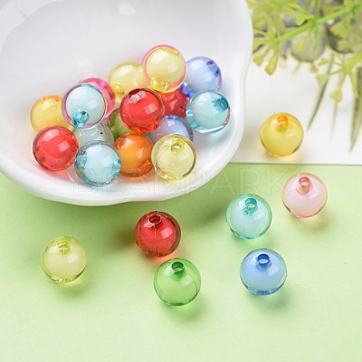 Transparent Acrylic Beads TACR-S092-10mm-M-1