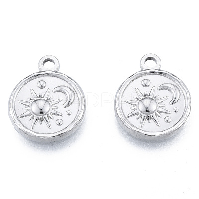Non-Tarnish 201 Stainless Steel Pendants X-STAS-N098-182P-1