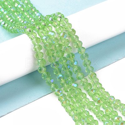 Electroplate Glass Beads Strands EGLA-A034-T8mm-L17-1