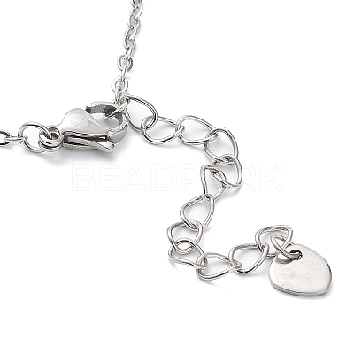 Tarnish Resistant 201 Stainless Steel Link Bracelets with Cable Chains LS-BJEW-P297-01P-B-1