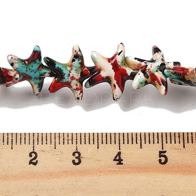 Synthetic Turquoise Dyed Beads Strands G-P507-04I-1