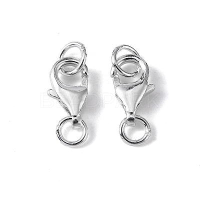 925 Sterling Silver Lobster Claw Clasps STER-I010-11mm-1