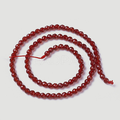 Natural Carnelian Beads Strands G-F596-12A-3mm-1