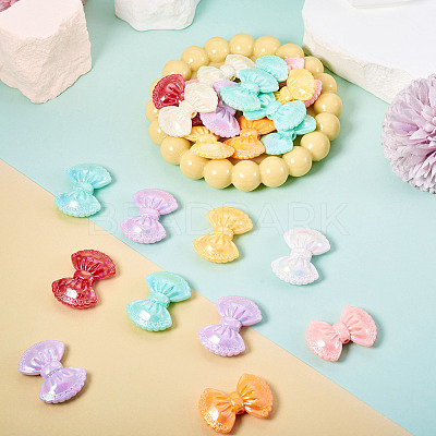 23Pcs Opaque Acrylic Beads OACR-TA0003-73-1