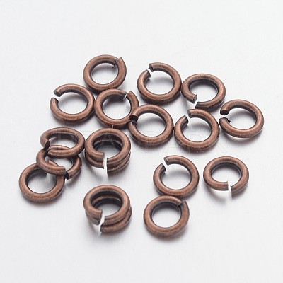 Brass Open Jump Rings JRC5MM-R-1