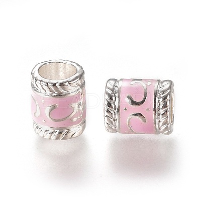 Enamel Alloy European Beads EA8640-9S-1