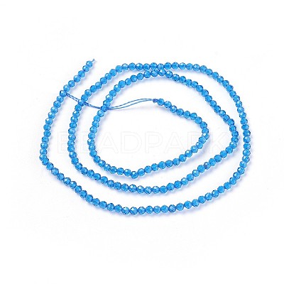 Transparent Glass Beads Strands GLAA-F094-A02-1