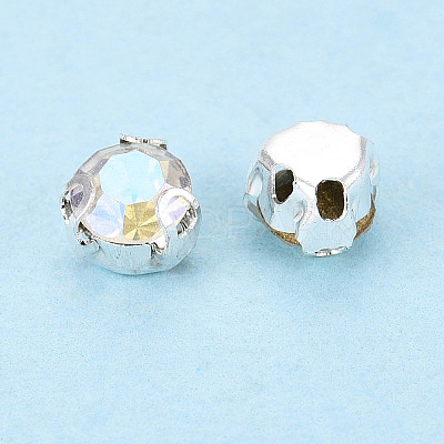 Sew on Rhinestone Montee Beads KK-T071-01F-01-1